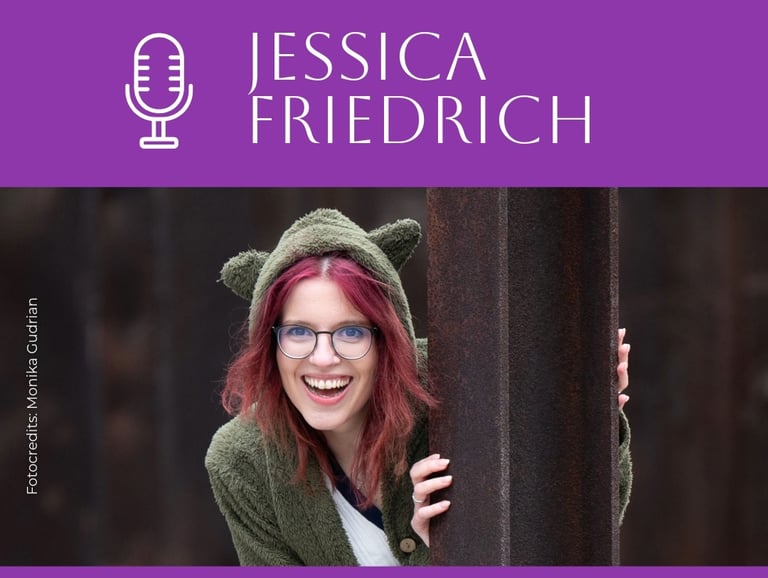 Der Hörspiel-Cast von Autor Luca Snow - "Existence": Sprecherin Jessica Friedrich alias Jessy-Voice