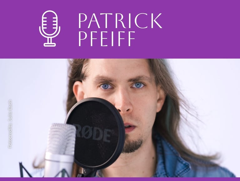 Der Hörspiel-Cast von Autor Luca Snow - "Existence": Sprecher Patrick Pfeiff