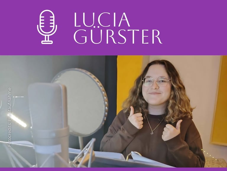 Der Hörspiel-Cast von Autor Luca Snow - "Existence": Sprecherin Lucia Gürster