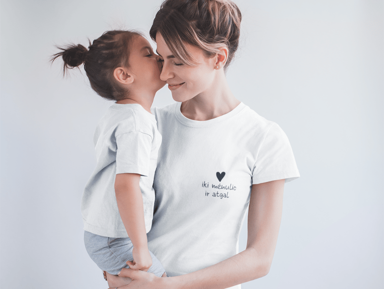 Mamos dienos proga dovana marškinėliai mamai