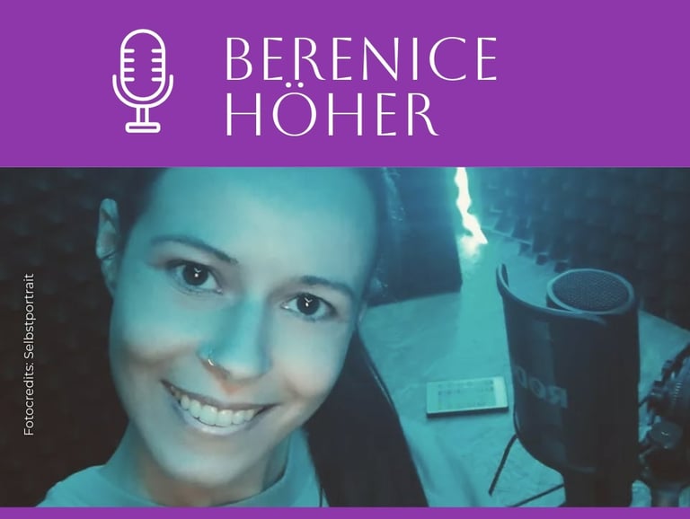 Der Hörspiel-Cast von Autor Luca Snow - "Existence": Sprecherin Berenice Höher