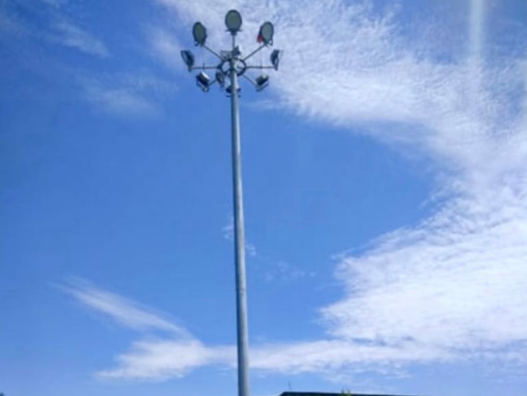 High Mast Pole Also Manufactured By Hindustan Power For Installation and Erection in Bangladesh