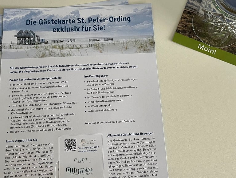 St. Peter-Ording Gästekarte