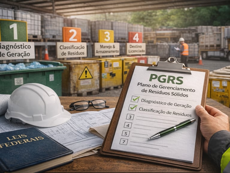 Etapas do PGRS em empresa