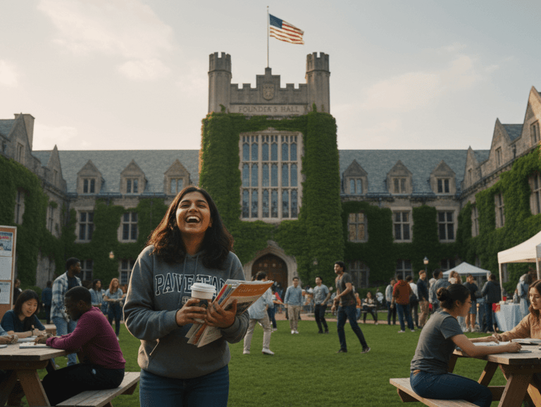 Pakistani post-graduate student at a prestigious American university