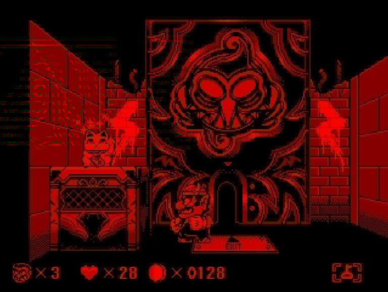 Virtual Boy Wario Land - Treasure Room Lucky Cat