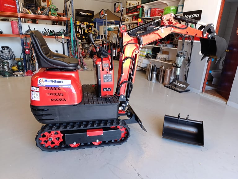 Alquiler mini excavadora