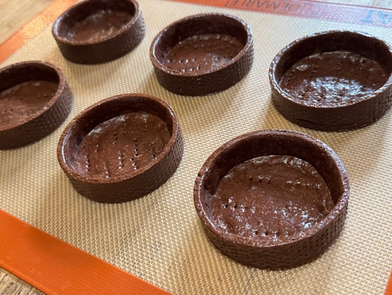 fonds de tarte chocolat