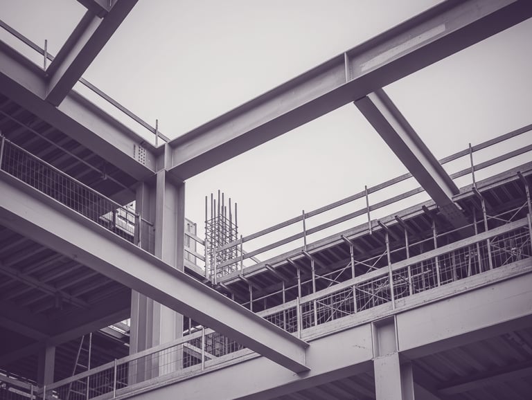 Structural steel beams for commercial building cost optimization
