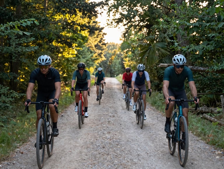 Cours collectif VTT en forêt région parisienne