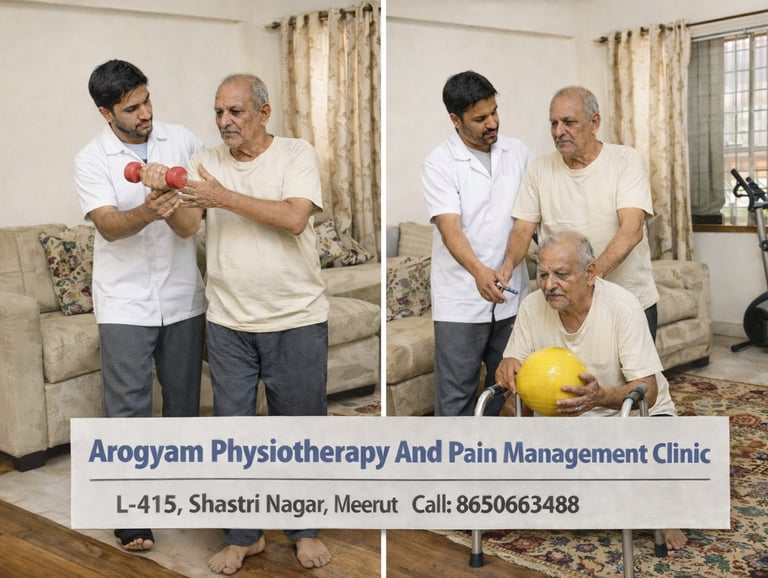 Home visit physiotherapy for stroke patient in Meerut   