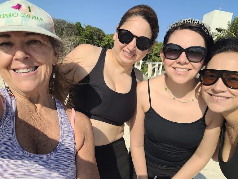 Beach Yoga for Birthday Celebrations