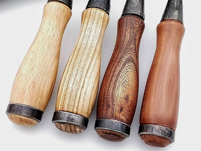 Bois manche ciseau à douille forge