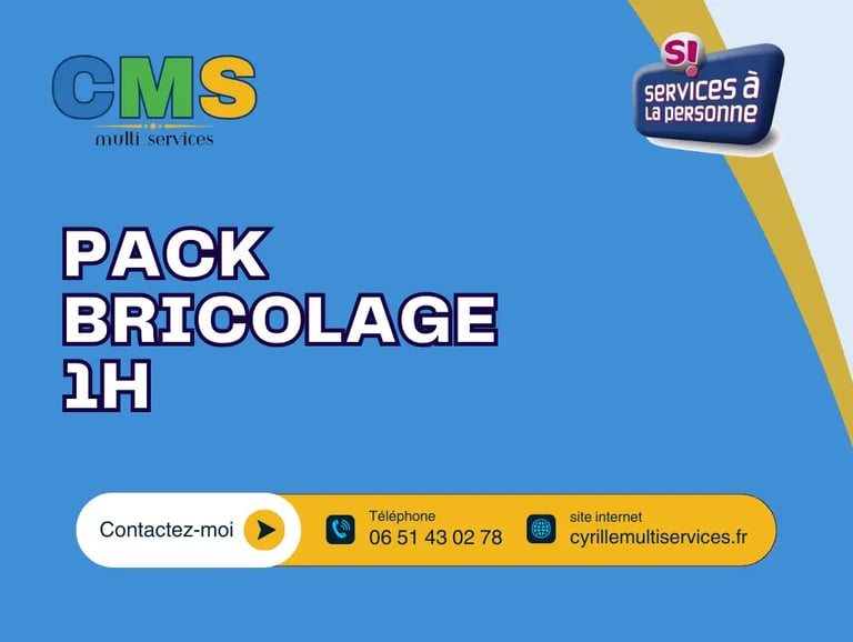 Pack bricolage 1h à Belfort – petit travail à domicile