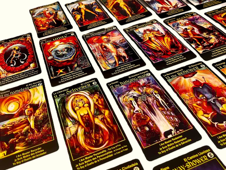 22 Major Arcana Tarot Cards A Grounded Tarot Guide for Beginners & Advanced I Am One Tarot Deck