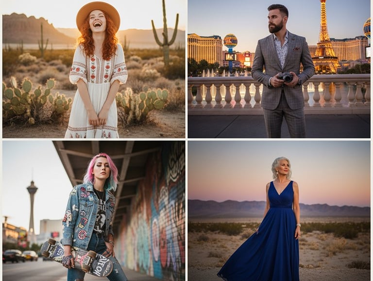 a woman in a hat and a man in a suit
