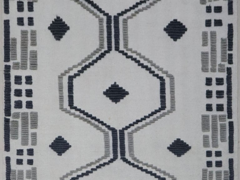 Handwoven Pile Dhurrie made of 100% Wool