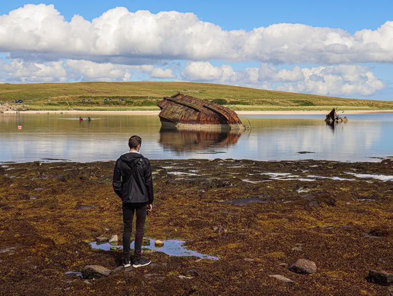 Weddell Bay shipwreck Orkney
