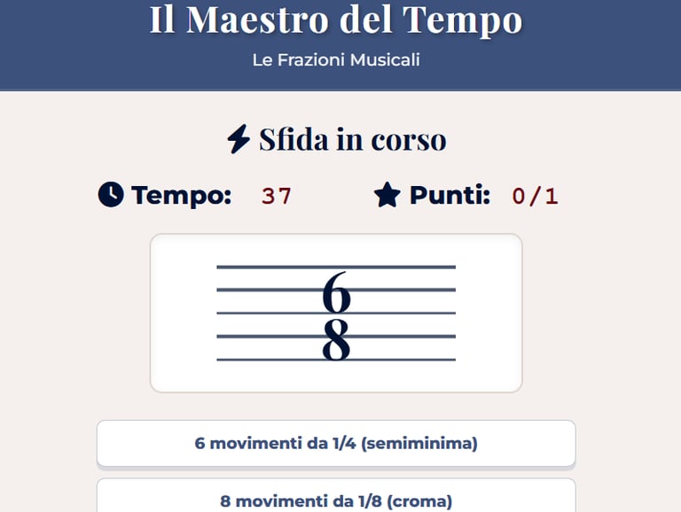 Maestro del Tempo - App per imparare il ritmo e le battute musicali