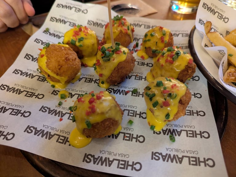 8 Ball croquettes at Chelawasi Public House