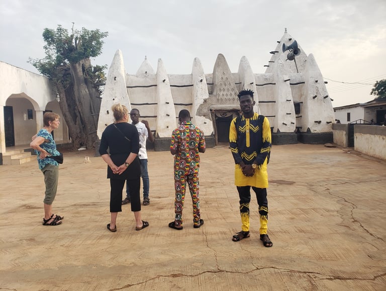 Larabanga Mosque Visit during our Multi-country Tours of Benin, Togo and Ghana