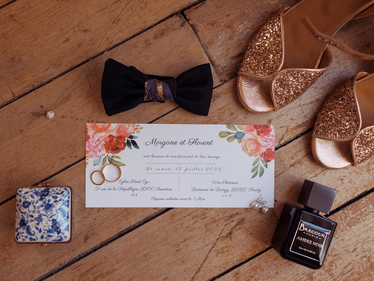 Flat Lay mariage Bourges
