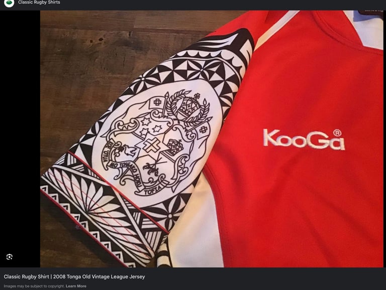 Mate Maa Tonga Rugby League jersey 2008 carl cocker polynesian tattoo artist brisbane sydney perth 