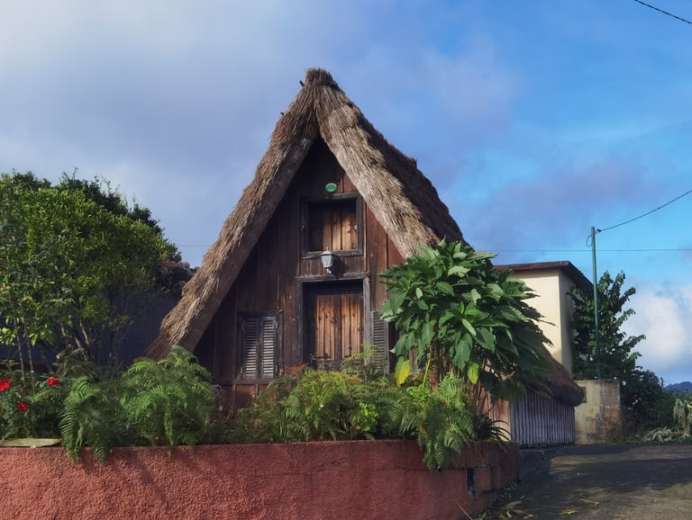 maison traditionnelle de Santana à Madère