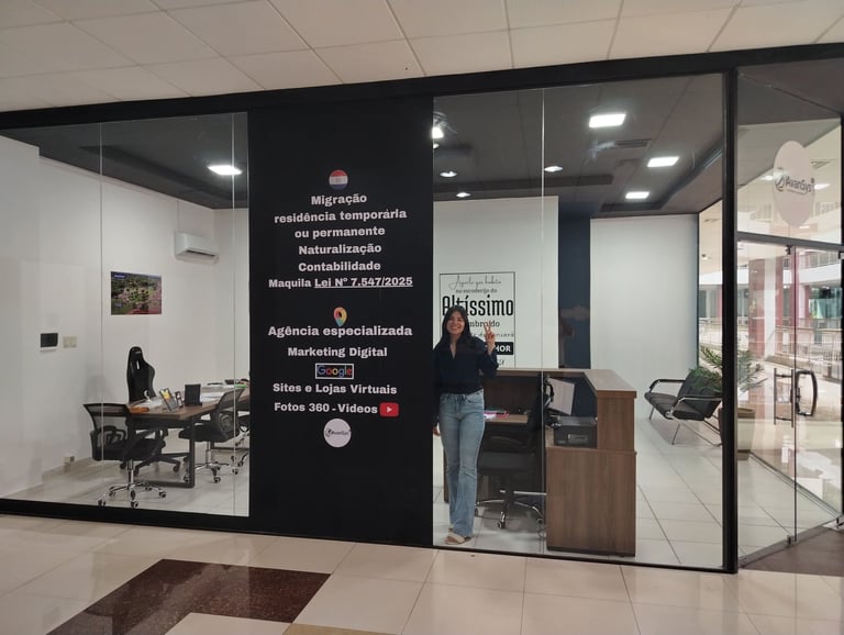 Lateral do escritório Avansys no shopping jardim