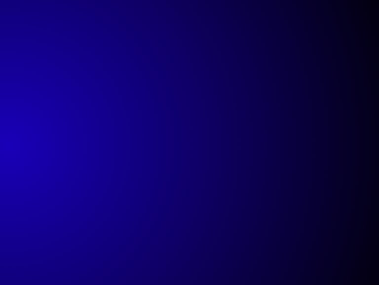 Deep blue gradient background with subtle lighting effect fading into black.