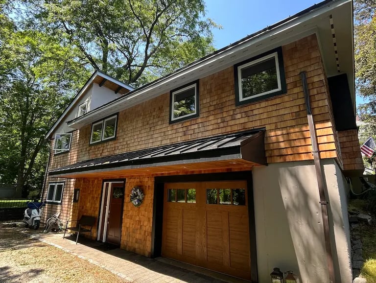 Professional pressure washing services in Kittery, ME for driveways, patios, and walkways after buil