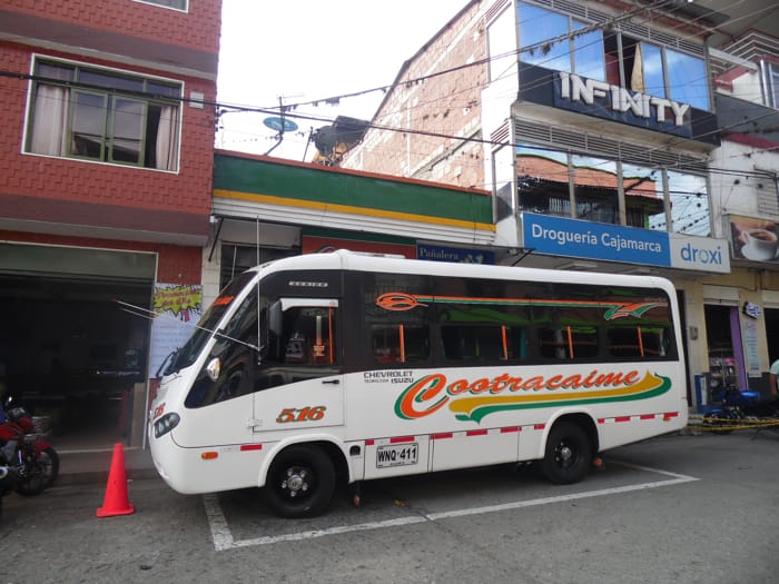 paradero busetas Cajamarca 