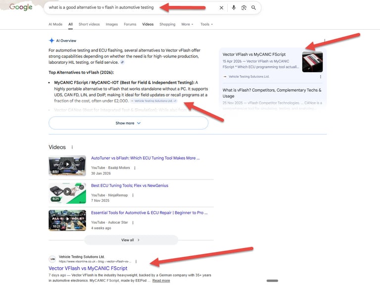 vtsonline search proof