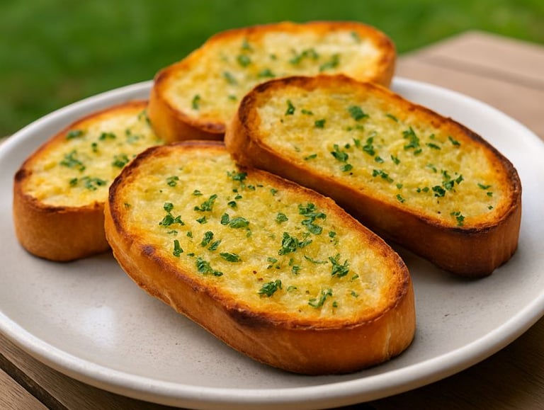 air fryer garlic bread crispy