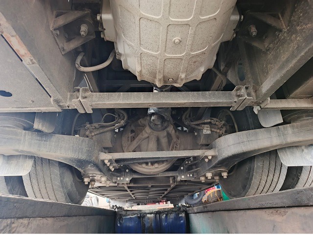 Under chassis of an EV vehicle
