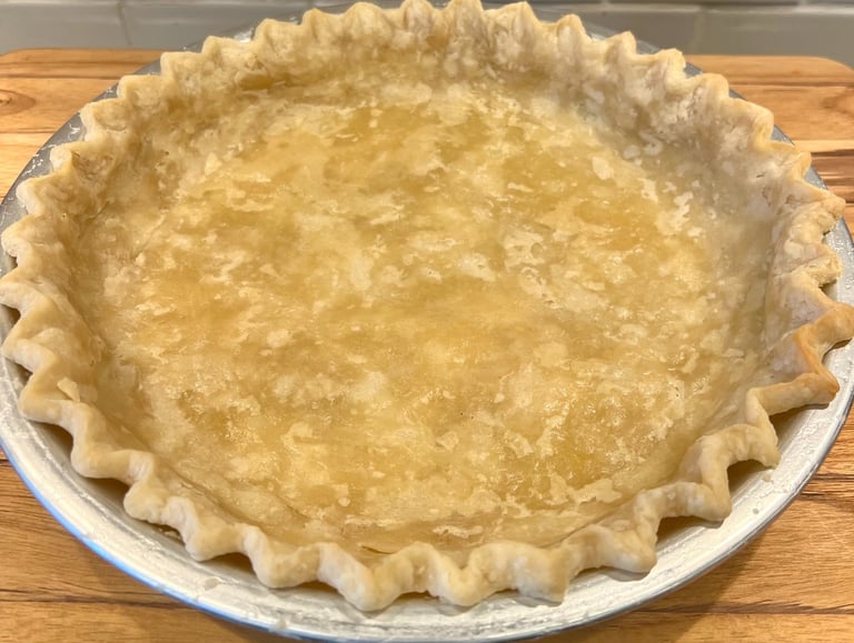 par-baked pie crust