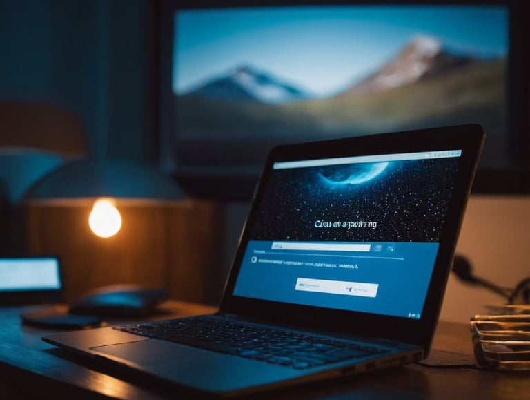 searching for backlinks on a laptop in the united kingdom