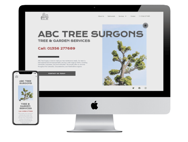 website design example