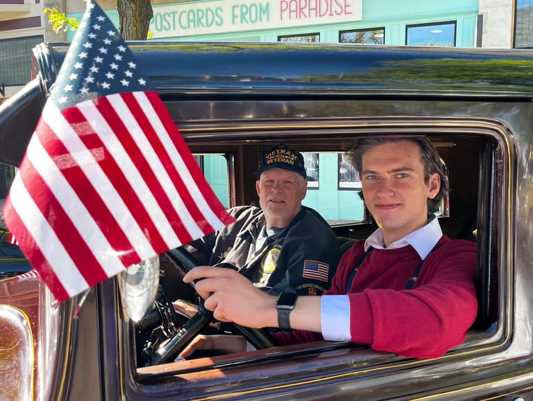Participating in the Memorial Day and chauffeuring veterans is a satisfying and humbling opportunity