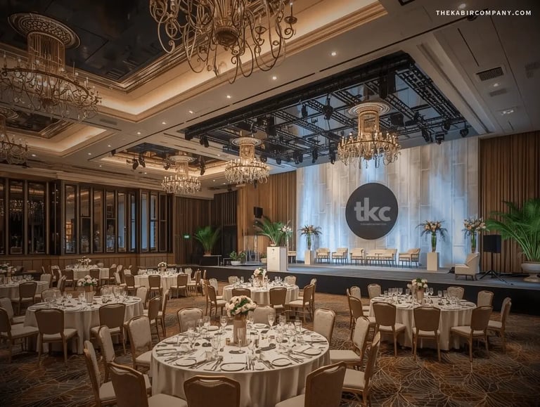 Corporate event set up at Westin Gurgoan by The Kabir Company