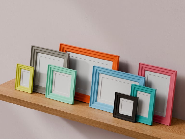 modern printable photo frame design Skala collection