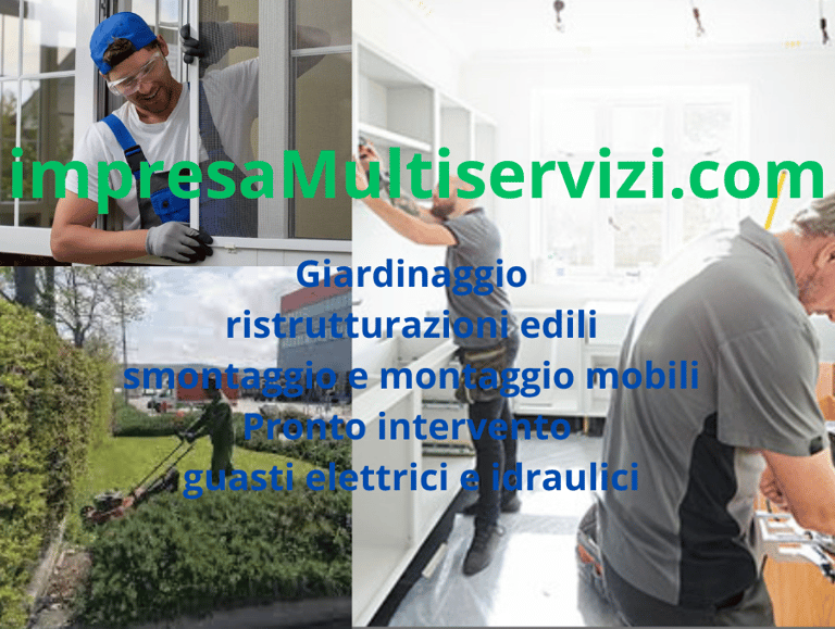 impresaMultiservizi.com - manutenzioni giardini elettrici idraulica