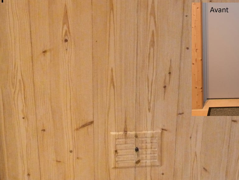 Imitation de matières en peinture ou l'art du faux. Peindre du faux bois n'est pas un soucis pour un peintre en décor.