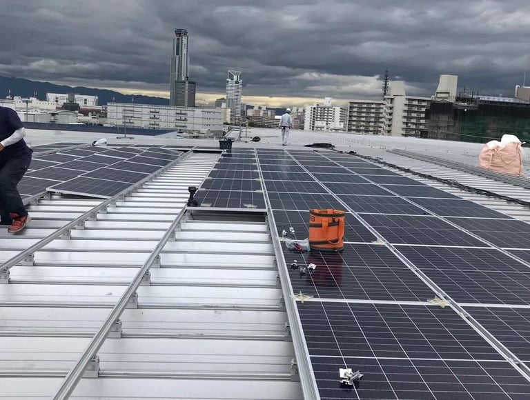 Standing seam roof hook solar panels clamp