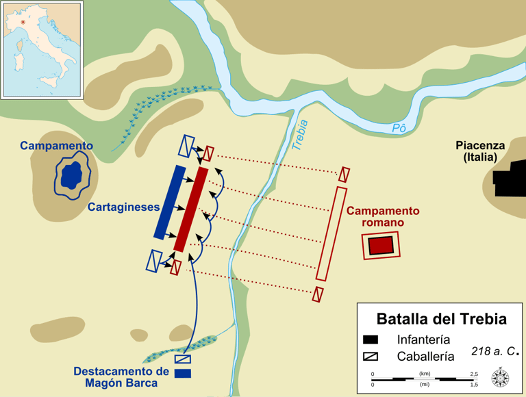 batalla de trevia