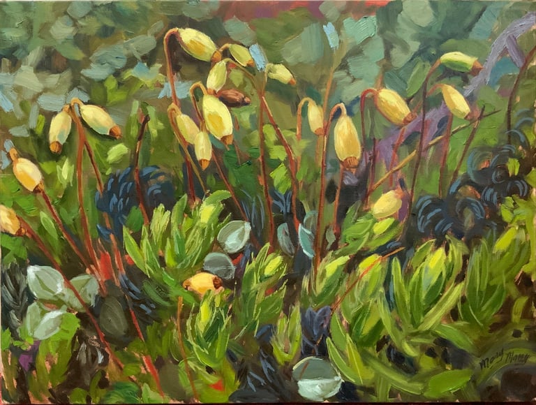 Tiny Dance - Painting by Mary Morey