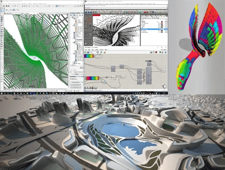Algorithmic design for energy-efficient and site-responsive buildings.