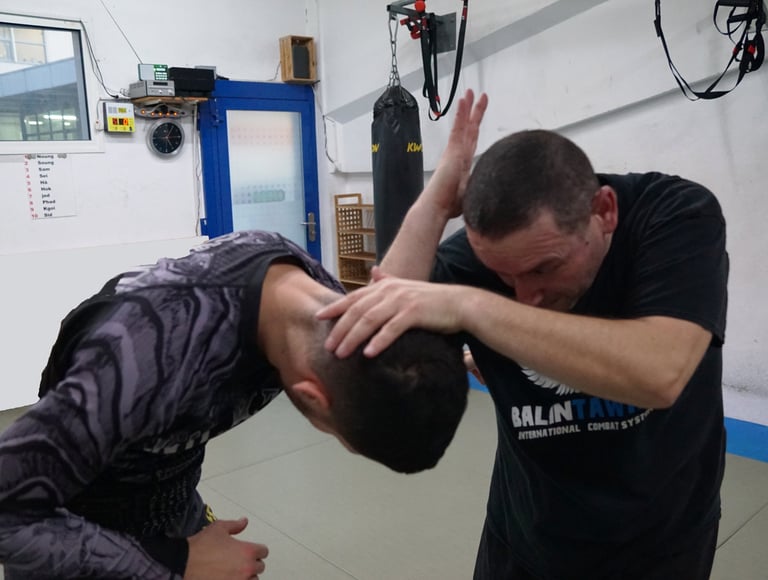 combat a mains nues avec combat cuentada