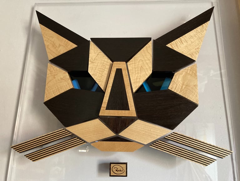GEO  wall day pic-richWOODart.com-24"x24"-18 lbs.  