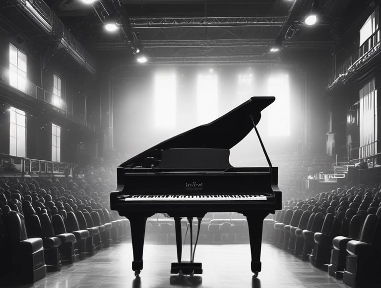 white and black abstract painting